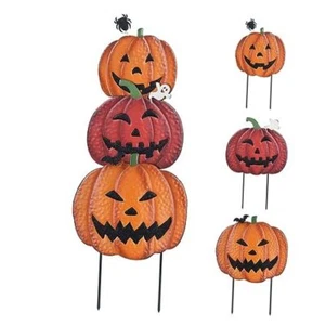 Halloween Decorations for Home Outdoor, 34" Decorative Garden Stakes with 3 - Picture 1 of 8