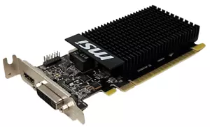 MSI NVIDIA GeForce GT 710 1GD3H LP 1GB DDR3 Low Profile Graphics Card - Picture 1 of 2