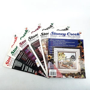 STONEY CREEK CROSS STITCH Magazine Lot of 6 - Complete 2000 Jan-Dec Collection - Picture 1 of 18