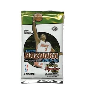 Hobby Pack 2005-06 Topps BAZOOKA NBA Basketball (8 Cards) UNOPENED