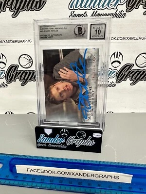 JENSEN ACKLES 2014 CRYPTOZOIC SUPERNATURAL SIGNED AUTOGRAPHED CARD BECKETT BGS - Image 1 of 4