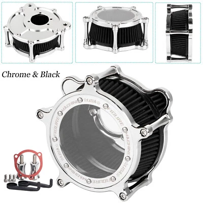 Air Cleaner Intake Filter System Kit For Harley Road King Electra Glide Classic - Image 1 of 4