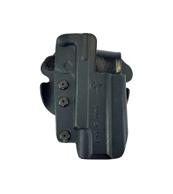 Comp-Tac 皮带枪套右手桨 KYDEX 适用于 Colt 1911 5" HR 带栏黑色 — 第 1/4 张图片