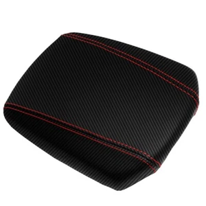 Apoyabrazos de consola de fibra de carbono para Hyundai Genesis cupé 10-13 puntada roja - Imagen 1 de 9