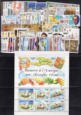 Europa: Año 1992 Casi Completo De 88 Sellos + 14 Cuadernos Nueva Valor