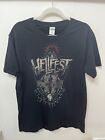 Hellfest Festival 2014 Tour Line Up T-Shirt Größe Large - Aerosmith schwarz Sabbath