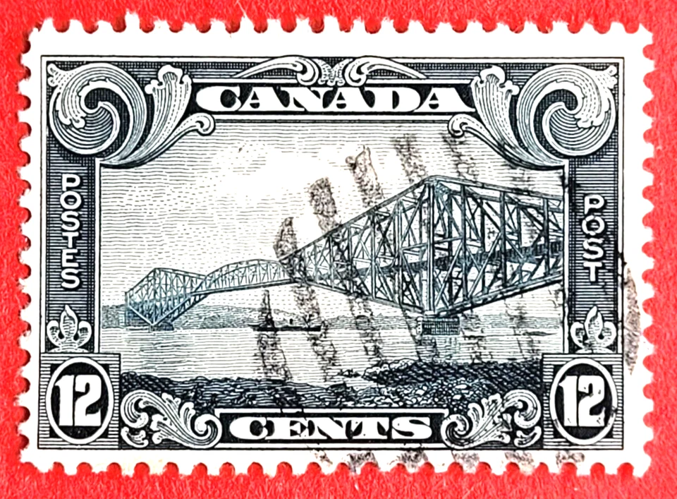 Канадская марка 156 «Квебекский мост» б/у - Изображение 1 из 1