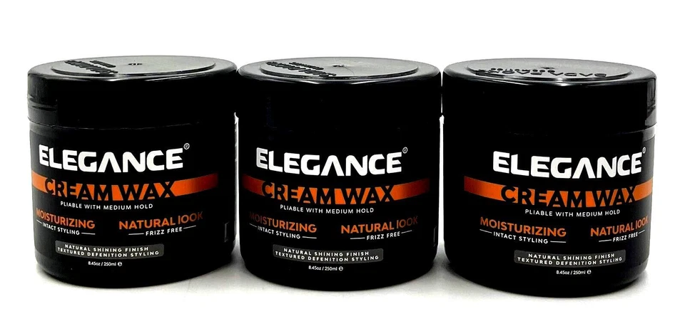 Elegance Cream Wax Moisturizing Natural Shining Finish 8.45 oz-3 Pack - Image 1 of 1