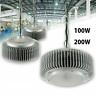 100W 200W LED High/Low Bay Light Commercial Warehouse Factory Shed Shop Lighting