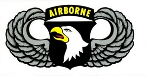 101st Airborne Jump Wing Decal - Picture 1 of 1