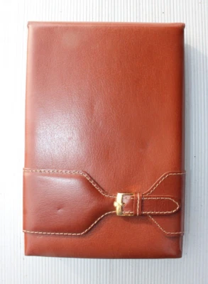 Vintage Rolex Leather Bound Brass Clip Dealer's Quote Pad / Notebook Slip - Image 1 of 4