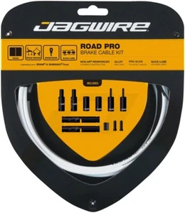 Jagwire Pro Brake Cable Kit Road SRAM/Shimano, White - Picture 1 of 4
