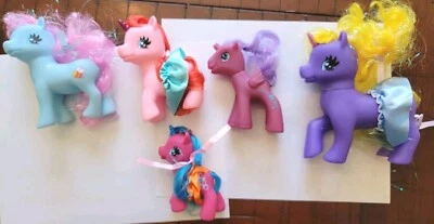Lote de 6 figuras coleccionables My Little Pony - mezcla vintage y moderna Foto 1 de 4
