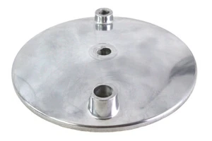 V-Twin 44147-64 Polished Aluminum Front Brake Backing Plate for Mechanical Drum - Picture 1 of 4
