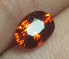 AAA – NATURAL SPESSARTINE SPESSARTITE GARNET CT 1.37 IF RED ORANGE COLOR NAMIBIA