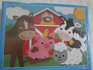 Lindo rompecabezas de ojos movibles para niños: animales de granja 48 piezas (estudio de diseño de hermanos) - Imagen 1 de 6