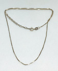 Gorgeous Solid Box Chain Necklace 46Cm Long 925 Solid Silver 2.0 G #15124