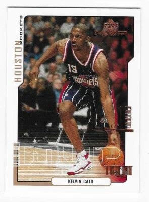 2000-01 Upper Deck MVP Kelvin Cato Houston Rockets Basketball Card #64 - Image 1 of 2