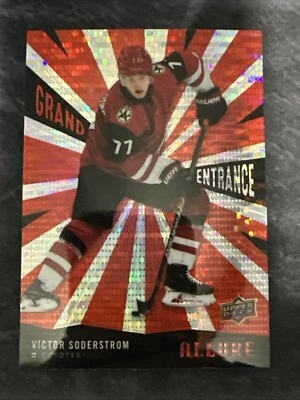 2020-21 Upper Deck Allure Grand Entrance GE14 Victor Soderstrom Arizona Coyotes - Image 1 of 2