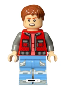 BRAND NEW NEVER ASSEMBLED Lego Back to the Future Marty McFly btf001 Minifigure - Picture 1 of 4