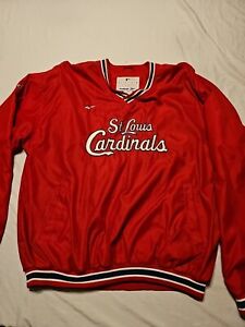 Vintage Mens 2xl Reebok Stl Cardinals Pullover