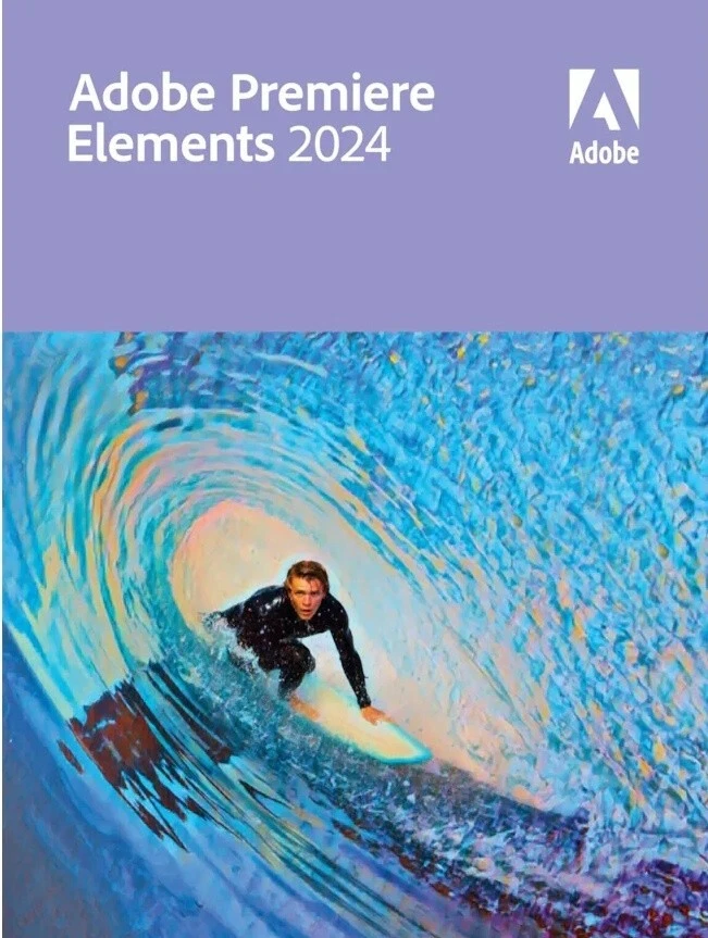 Adobe Premiere Elements 2024 NEU DE WIN/MAC Vollversion Dauerlizenz SOFORT EMAIL - Bild 1 von 1