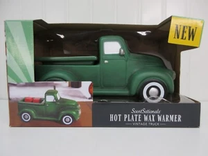 Vintage Green Truck Wax Warmer Hot Plate Country Farmhouse Decor ScentSationals - Picture 1 of 14