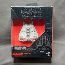 STAR WARS Black Series Titanium SNOWSPEEDER  17- Die-Cast Unopened w Box Wear