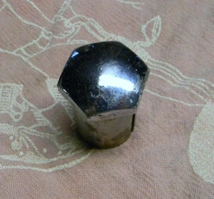 HORQUILLA DELANTERA TRIUMPH BSA 1971 1972 ROSCA FINA CROMADA TUERCA DE VÁSTAGO USADA 97-4029 - Imagen 1 de 1