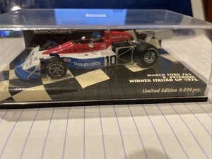 Minichamps 1/43 scale March Ford 761. Winner Italian GP 1976 - Ronnie Peterson - Picture 1 of 12
