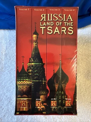 RUSSIA LAND OF THE TSARS HISTORY CHANNEL 4 VHS Tapes MFR SEALED 2003 m346 - Image 1 of 4