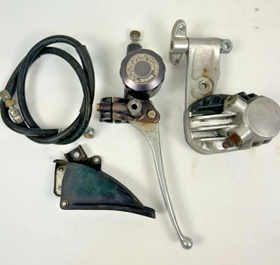 1979 Honda CB750F CB750K передний тормоз детали рычаг, суппорт, главный цилиндр, линия - Изображение 1 из 4