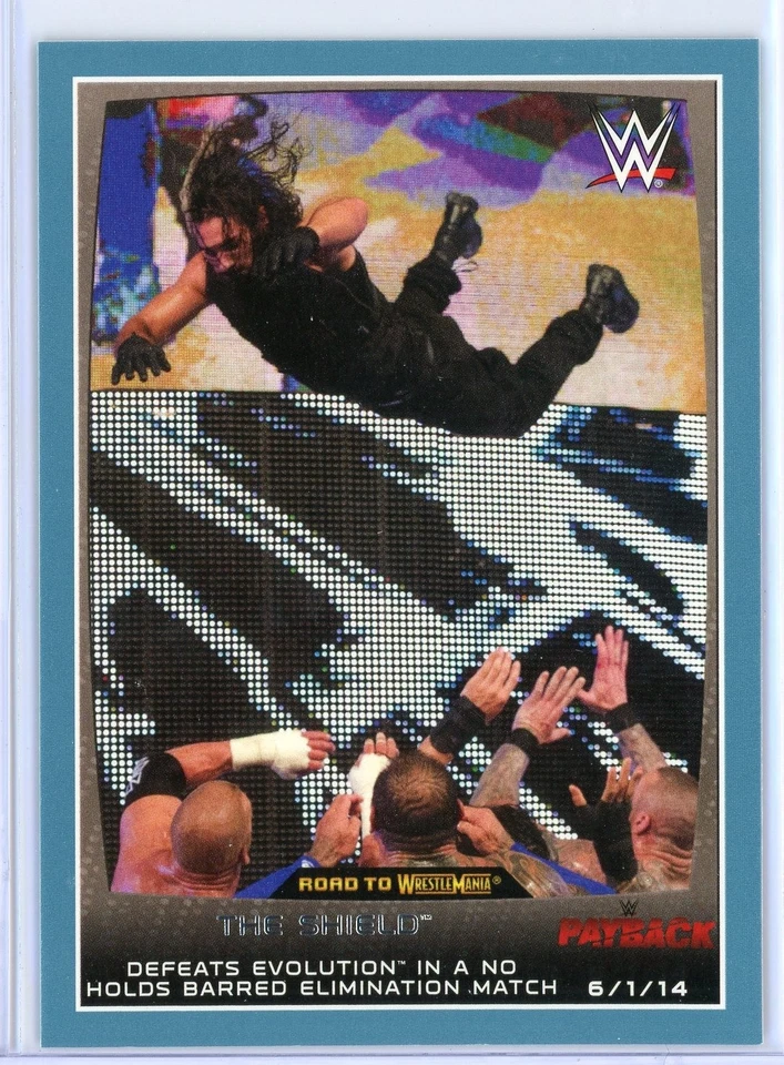 2015 Topps WWE Road to Wrestlemania Blue Parallel: Complete Your Set - Image 1 of 1