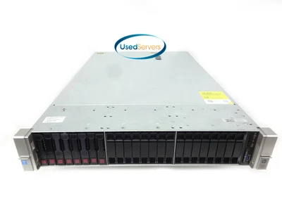HP DL380 G9 24SFF 128GB 2xE5-2680v3 2.5GHZ=24Cores 8x1.8TB SAS 12G P440ar - Image 1 of 2