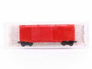 N Scale Micro-Trains MTL Undecorated Orange 40' Double Door Box Car - Picture 1 of 12
