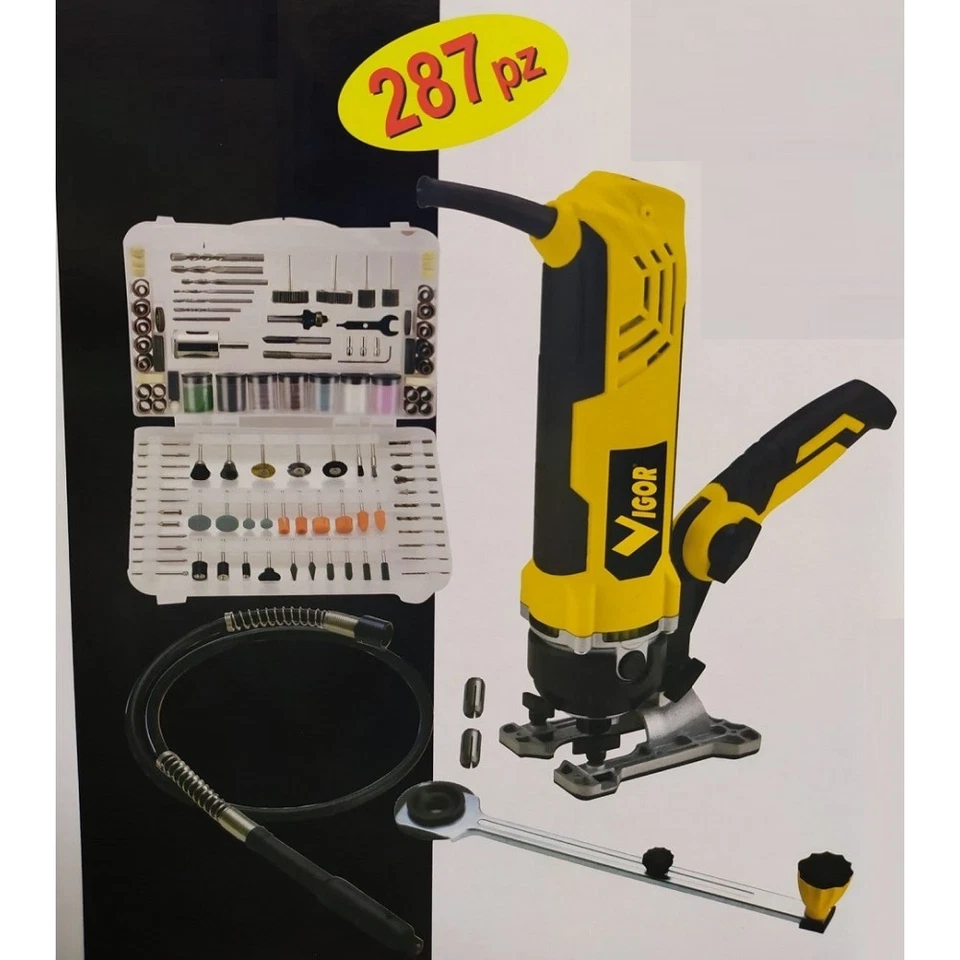 MULTIUTENSILI MINI DI PRECISIONE VIGOR VUM-287 KIT 287PZ WATT 550 - Immagine 1 di 1