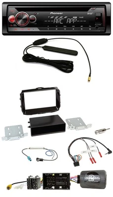 Pioneer CD USB Lenkrad DAB MP3 Autoradio für Alfa Giulietta 13-21 piano-schwarz - Bild 1 von 4