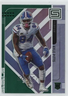 2021 Panini Chronicles Draft Picks Status Green Kyle Pitts #175 Rookie RC - Image 1 of 2