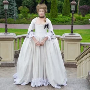 18th Century Wedding Costume French Rococo Marie Antoinette Baroque Ball Gowns - Picture 1 of 10