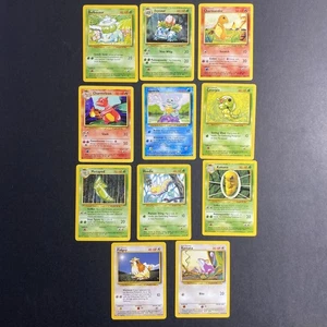 Lote de cartas Set Base 1999 - Cartas Pokemon - Lote de 11 cartas MP-LP - Imagen 1 de 2