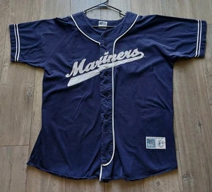 Vintage New York Yankees Russell Athletic NYY Stitched Button Up MLB Jersey - XL - Picture 1 of 10