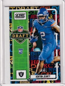 Ashton Jeanty  2025 Score Football Draft RC #4 Las Vegas Raiders - Picture 1 of 2