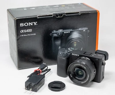 Sony Alpha a6400 Mirrorless Digital Camera with 16-50mm Lens ILCE-6400L/B - Image 1 of 4