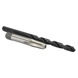 Drill America 1/8" Carbon Steel NPT Pipe Tap and R High Speed Steel Drill Bit - Picture 1 of 12