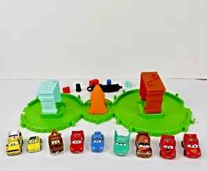 Lot Of 9 Disney Pixar Cars Mini Racer Vehicles Advent Calendar Track Accessories - Picture 1 of 23