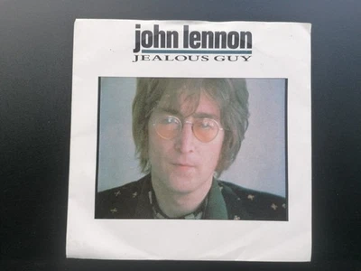 JOHN LENNON 1988 UK  45  JEALOUS GUY   PARLOPHONE  R 6117 - Image 1 of 4