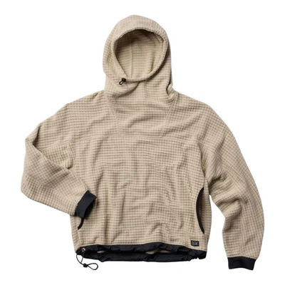 Mountain Hardwear Summit Grid Big Grid Hoody Women's Sweatshirt, Fossil, Large - Image 1 of 4