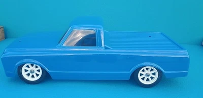 Vaterra 1972 Chevy C10 Pickup Body V100 VTR230059-Royal Blue with Light Kit - Image 1 of 4