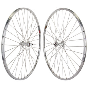 Sun MI13 Road 700c Wheelset SILVER Origin-8 36H Sealed Hubs QR 5-7 Speed FW