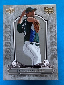 2008 Upper Deck A Piece of History Jeff Ridgway #145